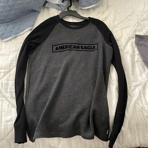American Eagle Sweater black/gray.